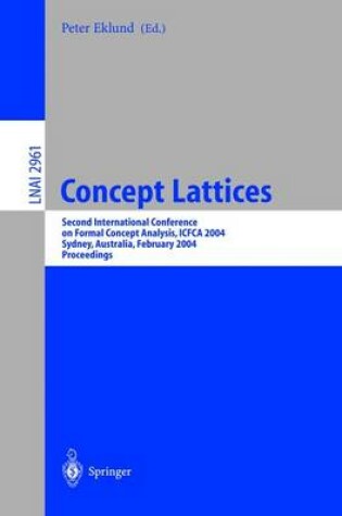 Cover of Concept Lattices