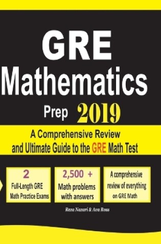 Cover of GRE Math Prep 2019