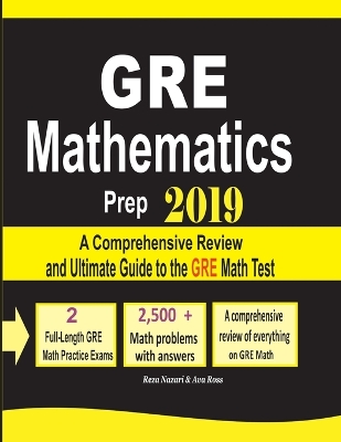 Book cover for GRE Math Prep 2019