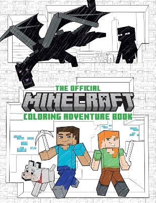 Cover of The Official Minecraft Coloring Adventures Book: Create, Explore, Color!