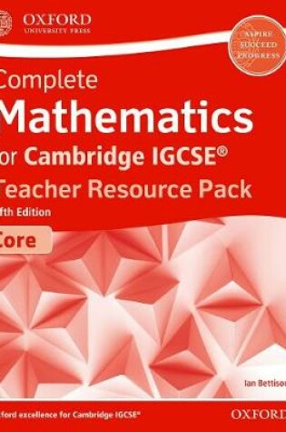 Cover of Complete Mathematics for Cambridge IGCSE (R) Teacher Resource Pack (Core)