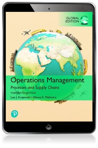 Cover of Operations Management: Processes and Supply Chains, Global Edition