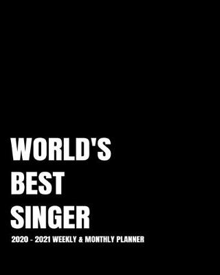 Book cover for World's Best Singer Planner