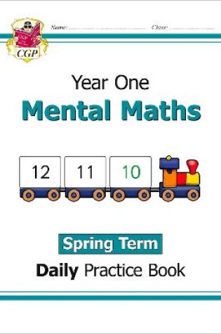 Cover of KS1 Mental Maths Year 1 Daily Practice Book: Spring Term