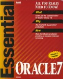 Book cover for Essential Oracle 7