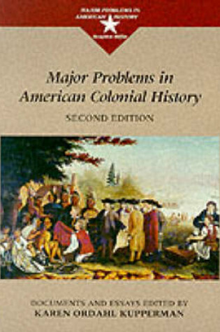Cover of Major Problems in American Colonial History