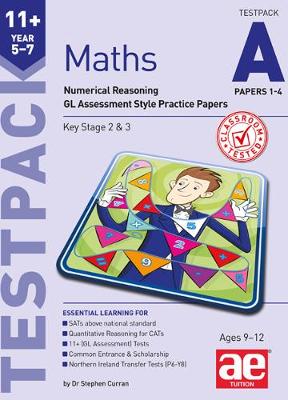 Book cover for 11+ Maths Year 5-7 Testpack A Papers 1-4