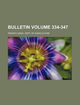 Book cover for Bulletin Volume 334-347