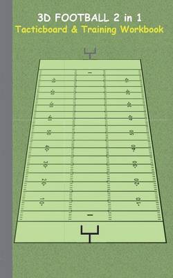 Book cover for 3D Football 2 in 1 Tacticboard and Training Book