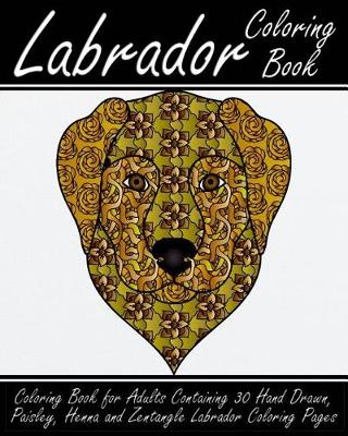 Book cover for Labrador Coloring Book
