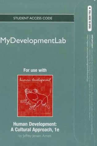 Cover of NEW MyLab Human Development -- Standalone Access Card -- for Human Development