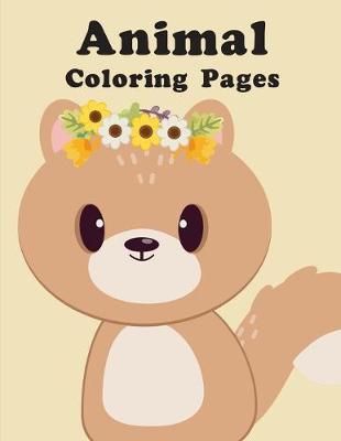Book cover for Animal Coloring Pages