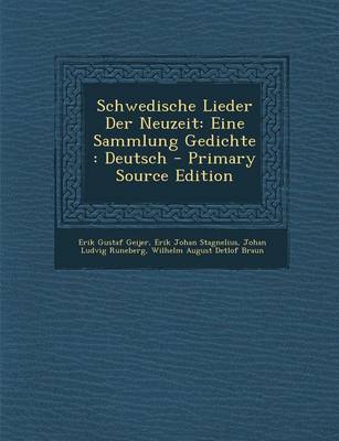 Book cover for Schwedische Lieder Der Neuzeit