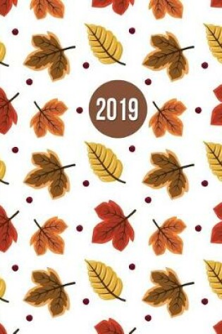 Cover of 2019 Planner; Fall Leaves