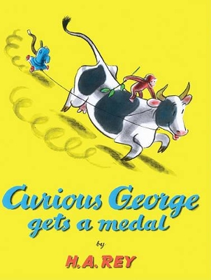 Book cover for Curious George Gets a Medal