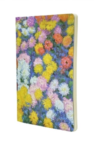 Cover of Monet’s Chrysanthemums A4 Lined Cahier