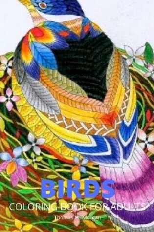 Cover of Birds Coloring Book for Adults