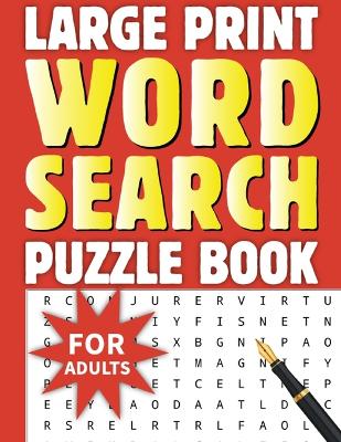 Book cover for 250 + Word Search Book for Adults