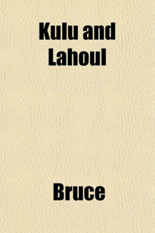 Cover of Kulu and Lahoul