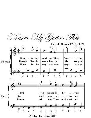 Book cover for Nearer My God to Thee Easy Piano Sheet Music
