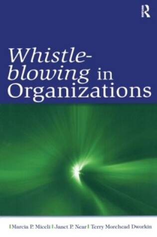 Cover of Whistle-Blowing in Organizations