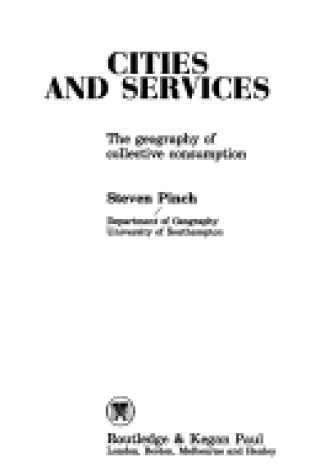 Cover of Cities and Services