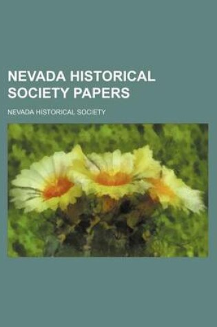 Cover of Nevada Historical Society Papers (Volume 2)