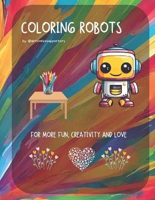 Book cover for Coloring Book Robots for Kids and Adults