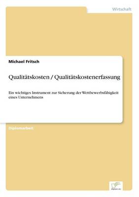 Book cover for Qualitätskosten / Qualitätskostenerfassung