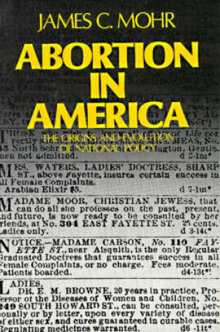 Cover of Abortion in America