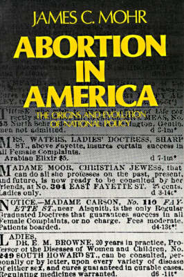 Cover of Abortion in America