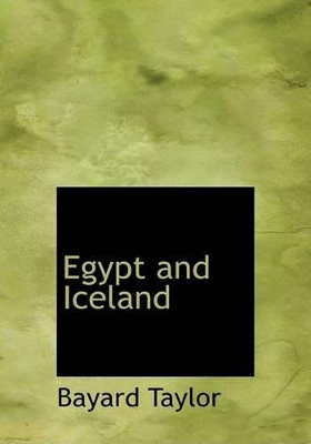 Book cover for Egypt and Iceland