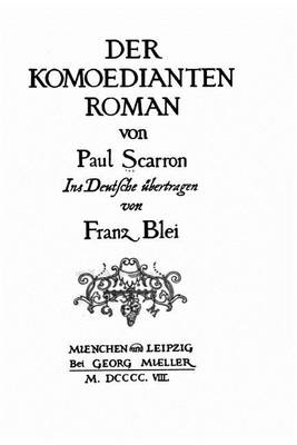 Book cover for Der komoedianten Roman