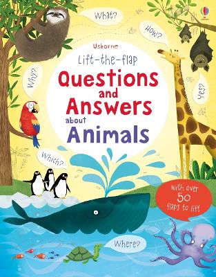 Book cover for Lift-the-flap Questions and Answers about Animals