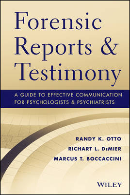 Book cover for Forensic Reports and Testimony