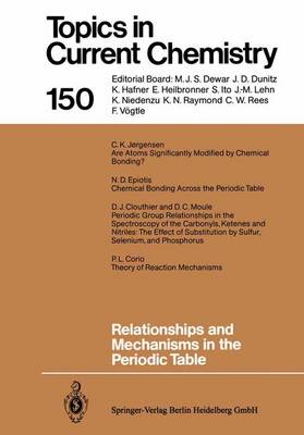 Book cover for Relationships and Mechanisms in the Periodic Table