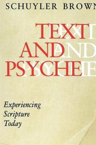 Cover of Text and Psyche