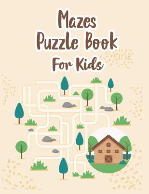 Book cover for Mazes Puzzle Book For Kids