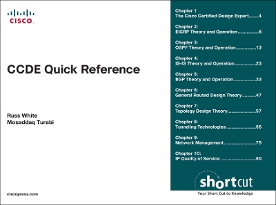 Book cover for CCDE Quick Reference