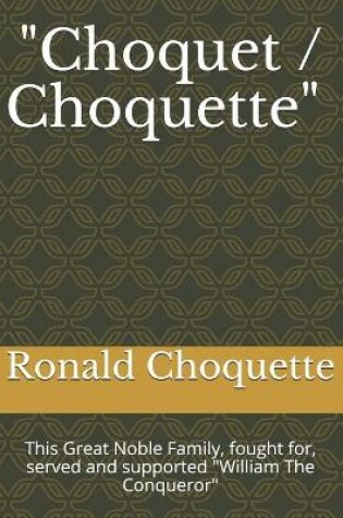 Cover of "Choquet / Choquette"