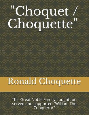 Book cover for "Choquet / Choquette"