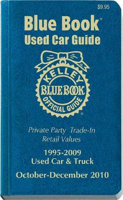 Book cover for Kelley Blue Book Used Car Guide, October-December 2010