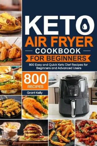 Cover of Keto Air Fryer Cookbook for Beginners