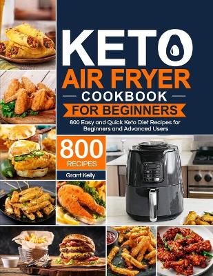 Book cover for Keto Air Fryer Cookbook for Beginners