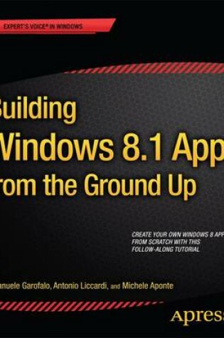 Cover of Building Windows 8.1 Apps from the Ground Up