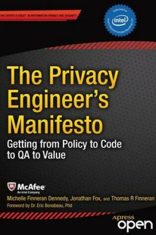 Cover of The Privacy Engineer's Manifesto