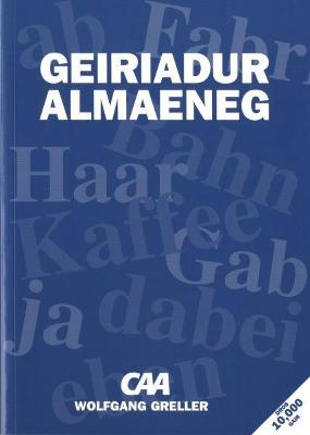 Book cover for Geiriadur Almaeneg