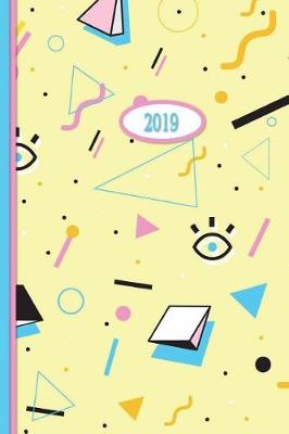 Cover of 2019 Planner - Geometric Yellow