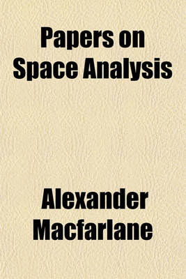 Book cover for Papers on Space Analysis