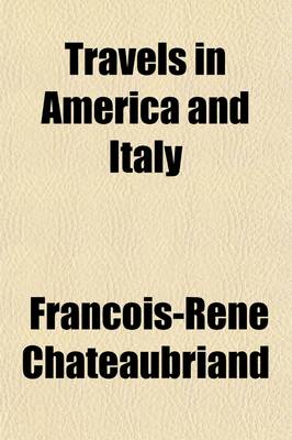 Book cover for Travels in America and Italy (Volume 1)